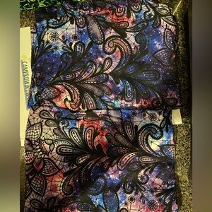 Set of 2 Fabulegs Pillow Cases- King Size- “Space Lace” New/ Never Used